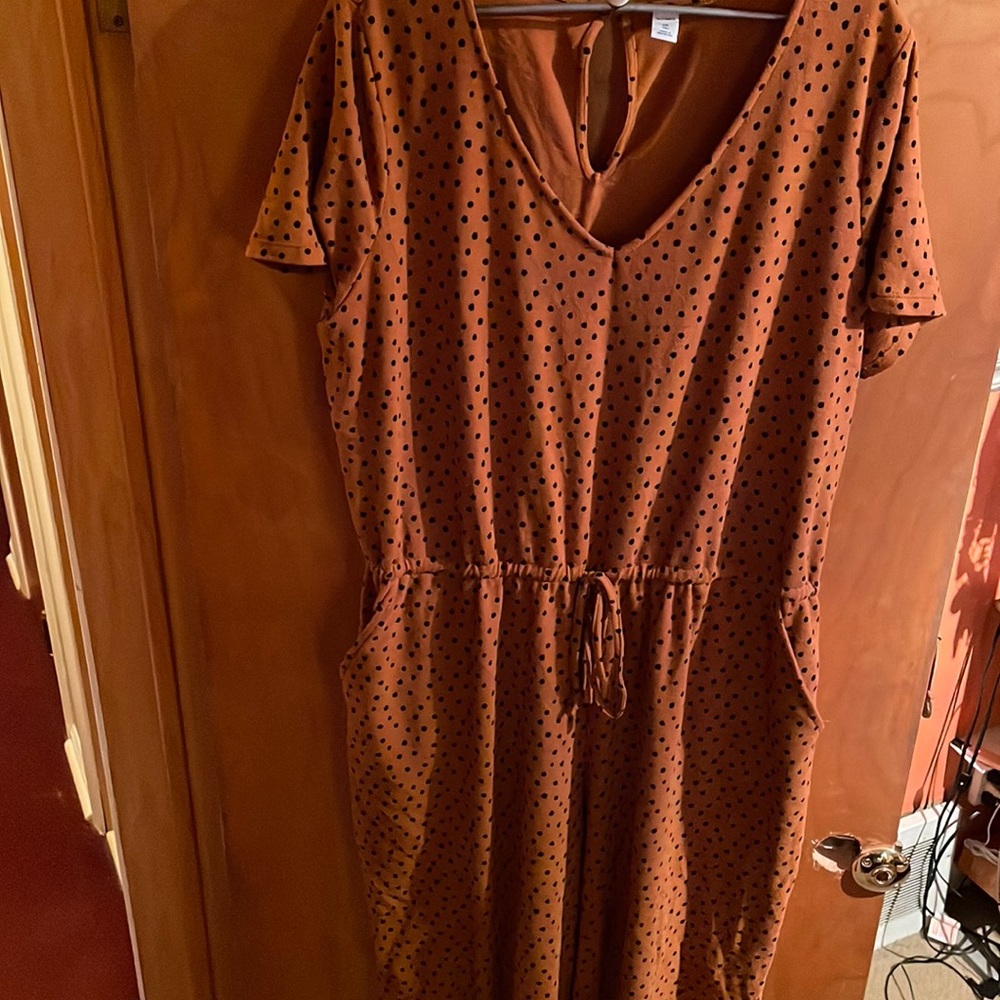Polka dot jumpsuit